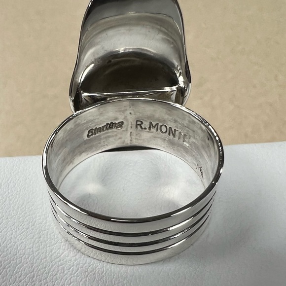 💎Host Pick💎 R. Monte Navajo Turquoise & Sterling Silver Ring - Picture 7 of 10